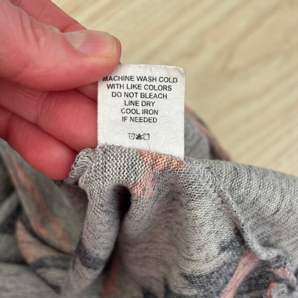 Living Doll Sweater Womens‎ XL Tan Gray Aztec Southwestern Tribal Tunic Thin - Picture 9 of 9